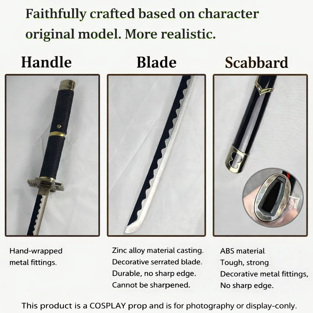 Roronoa Zoro Yubashiri Katana - theatrical versions