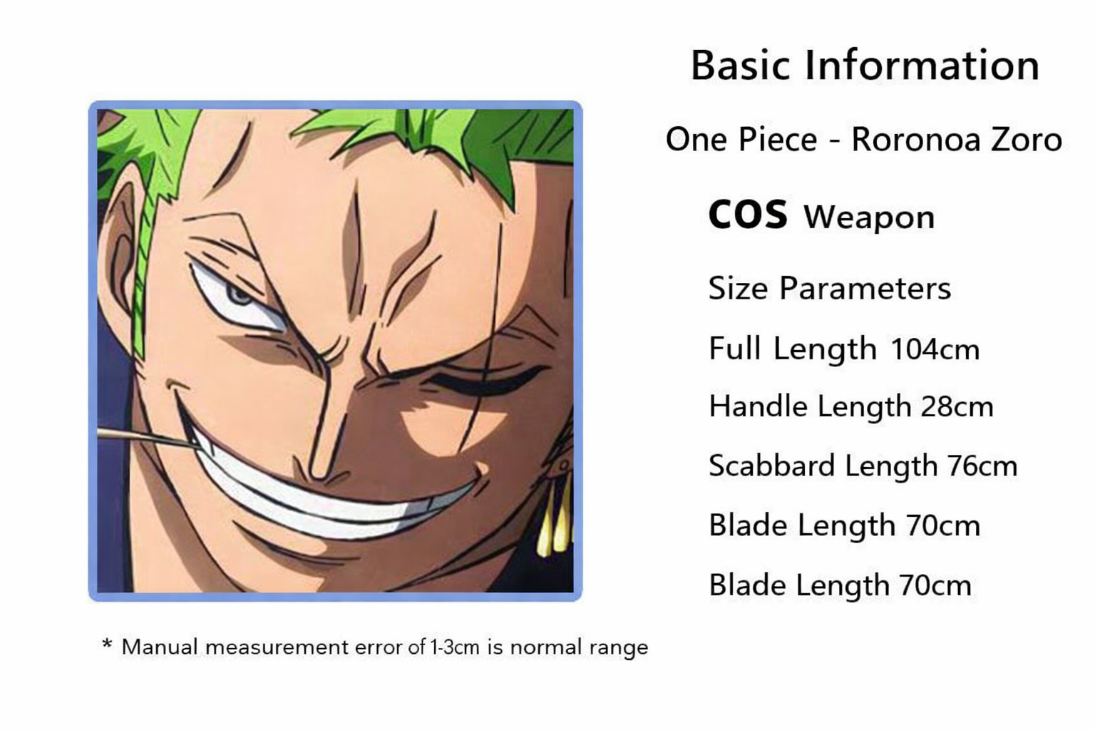 Roronoa Zoro Enma Katana