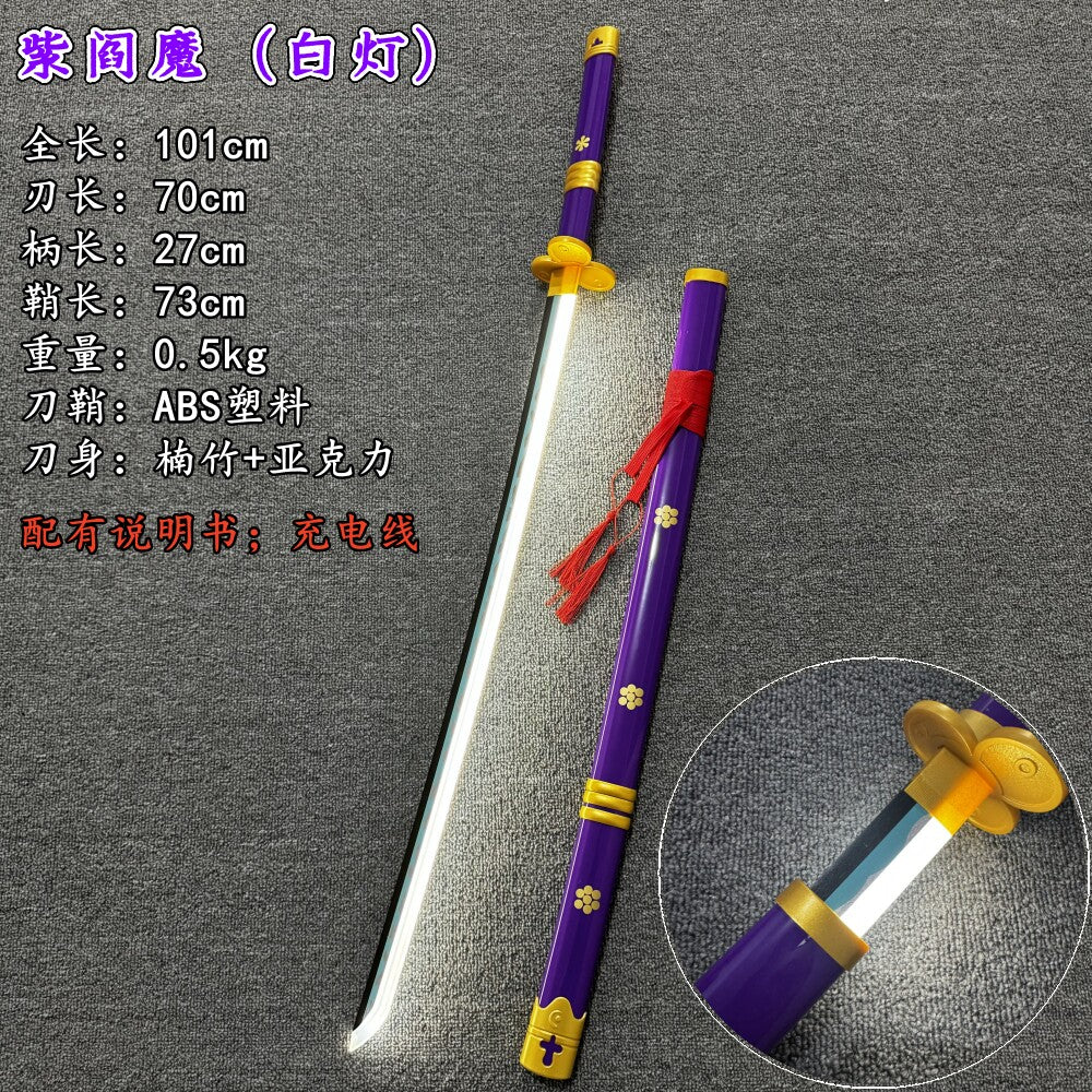 Roronoa Zoro Enma Charging Glowing Katana