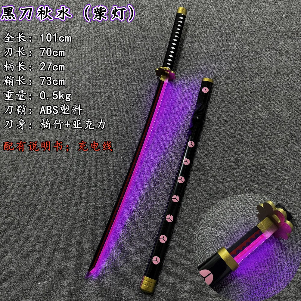 Roronoa Zoro Shusui Charging Glowing Katana