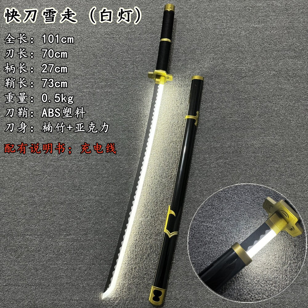 Roronoa Zoro Yubashiri Charging Glowing Katana