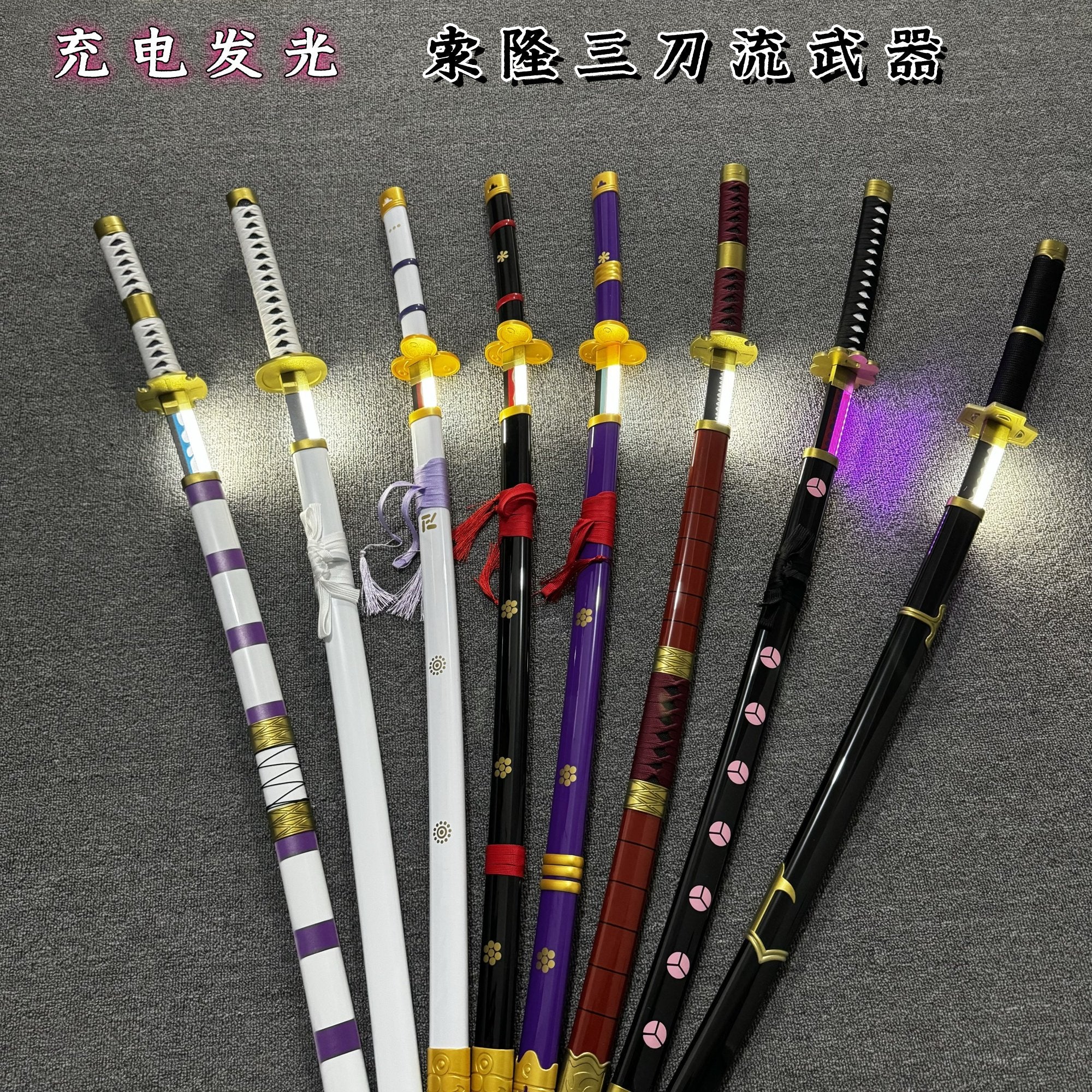 Roronoa Zoro Yubashiri Charging Glowing Katana