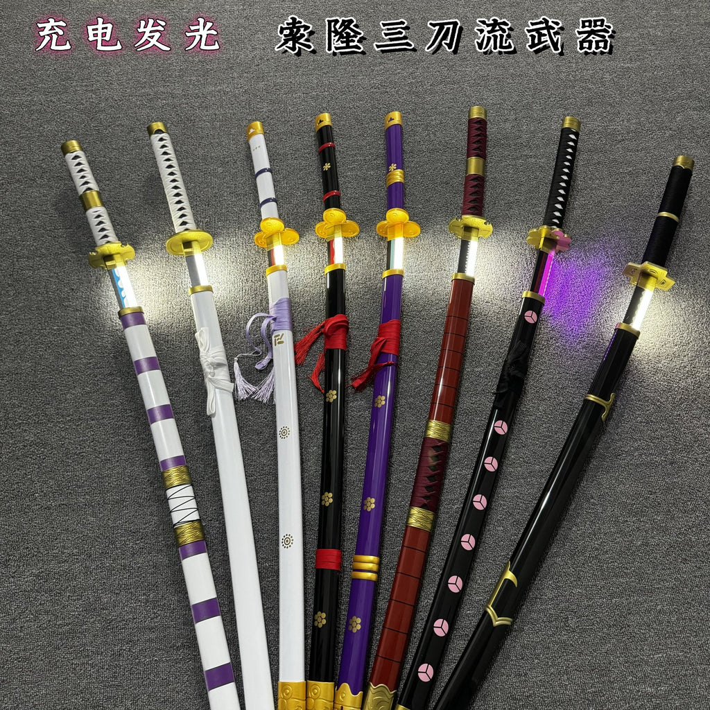 Roronoa Zoro Enma Charging Glowing Katana